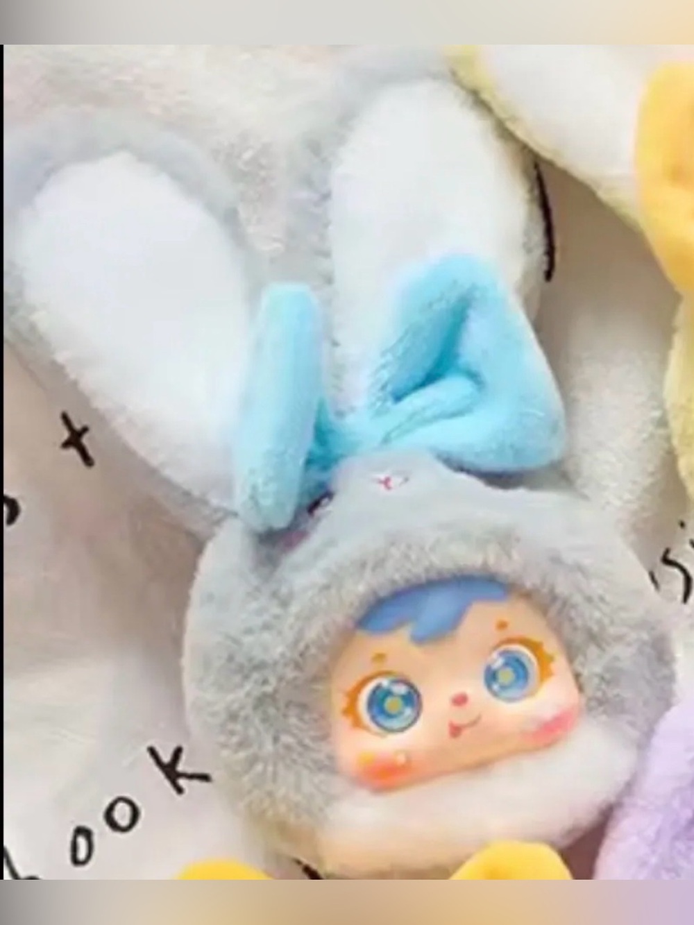 Cureplaneta- Samuel San Xiao Mao-Colorful Little Rabbit- GREY GREY (NIB)